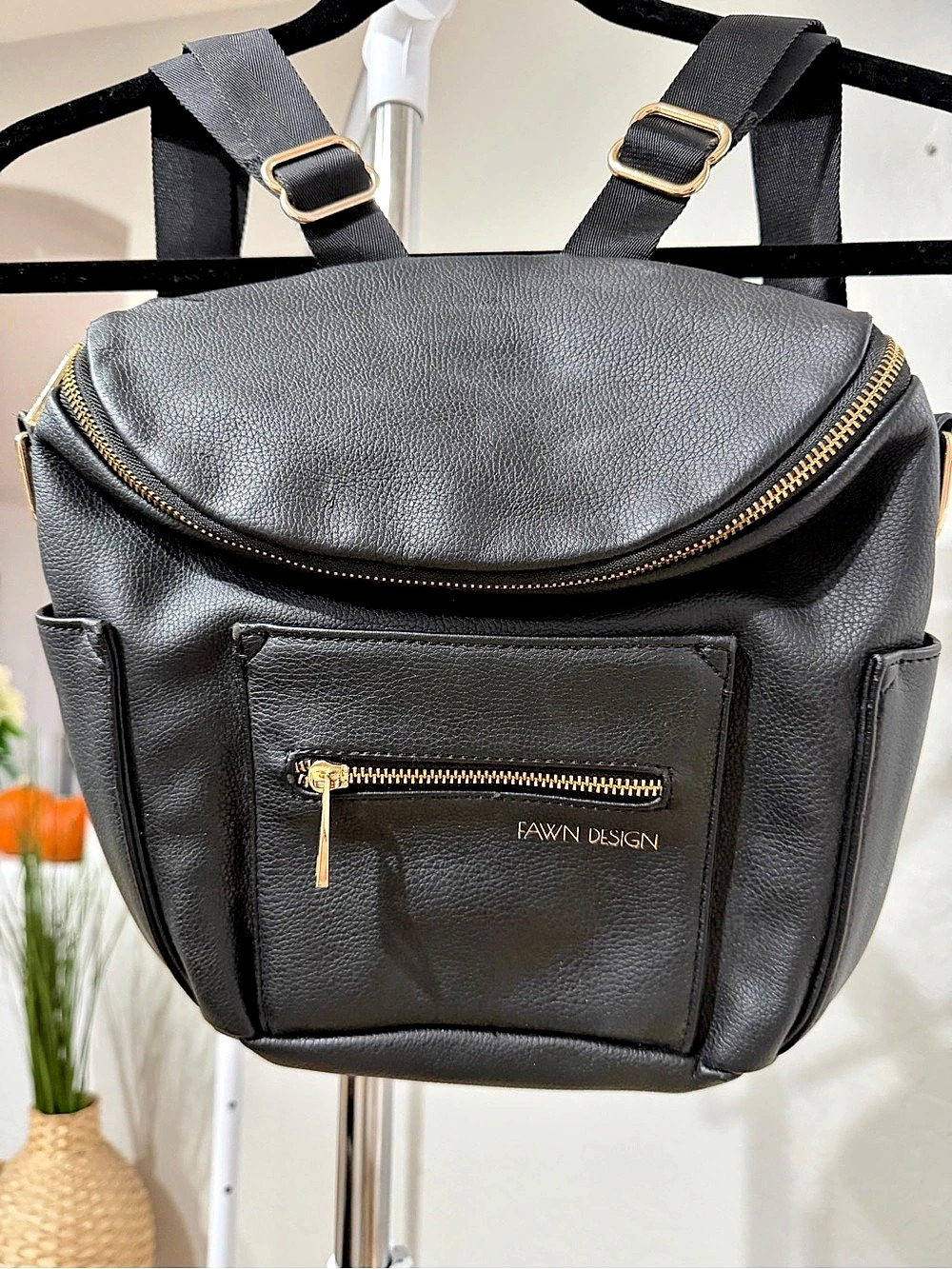 Fawn Design Black Mini Backpack Like New